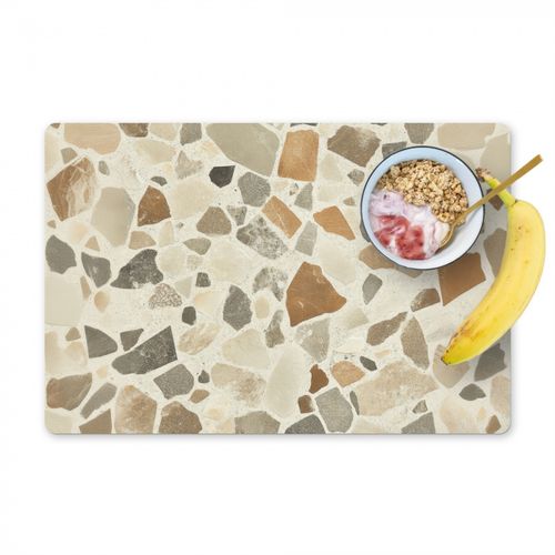Placemat vinyl - Stenen - Terrazzo - Decoratie - Tegels