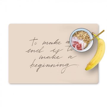 Placemat vinyl - Nieuw Begin