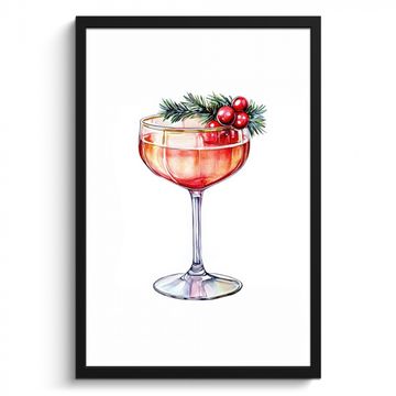 Poster met lijst - Cocktail - Feest - Winter - Decoratie
