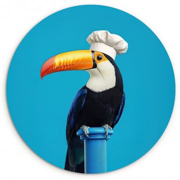 Muurcirkel - Tucan - Sokkel - Vogel - Koksmuts
