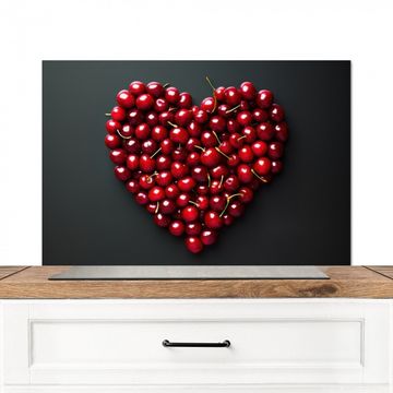 Spatscherm Aluminium - Kersen - Hart - Rood - Zwart