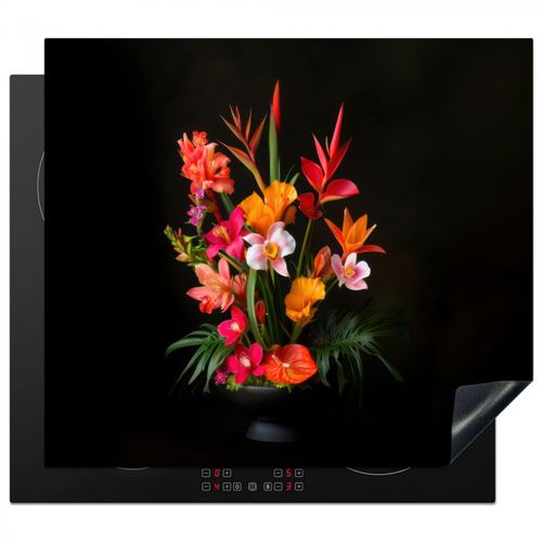 Inductie beschermer - Boeket - Bloemen - Exotisch