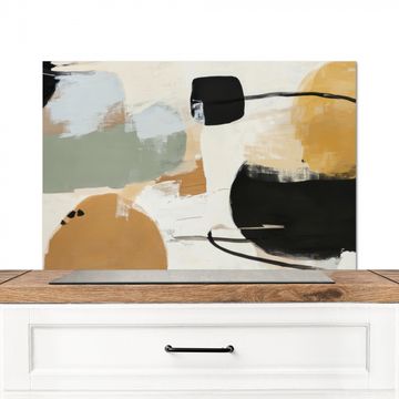 Spatscherm Aluminium - Paint - Abstract - Kleuren