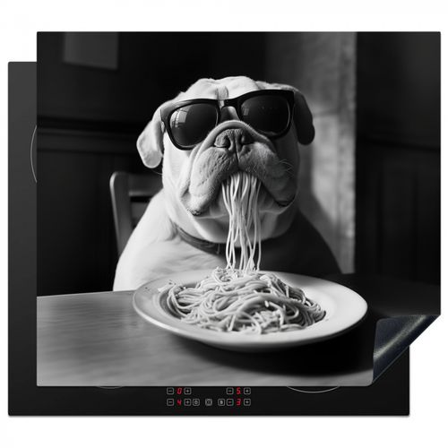 Inductie beschermer - Hond - Bulldog - Pasta - Bril - Stoer - Dieren