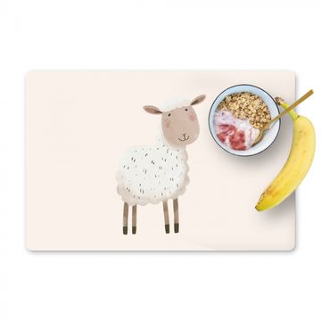 Placemat vinyl - Schaap - Boerderij dier - Dieren