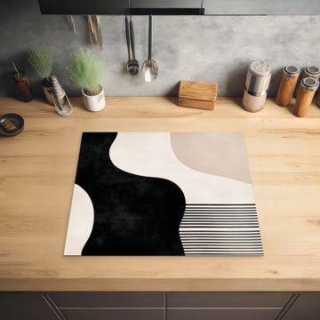 Inductie beschermer - Abstract - Japandi - Beige - Modern