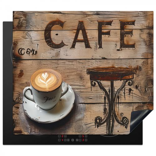 Inductie beschermer - Artistiek Koffie Moment