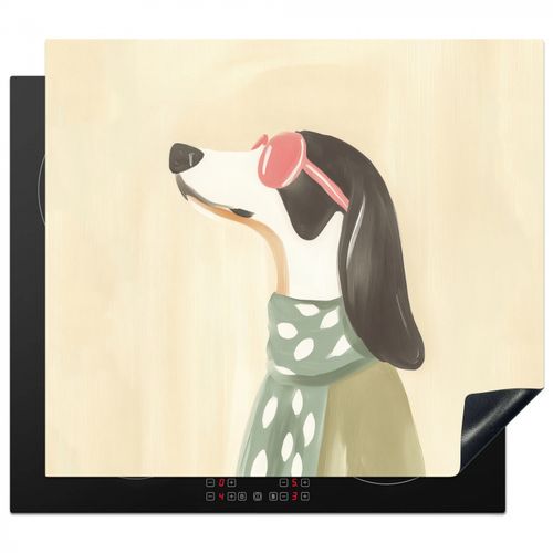 Inductie beschermer - Hond - Zonnebril - Sjaal