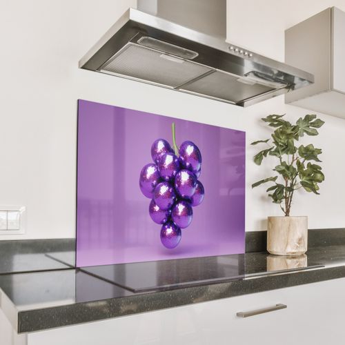 Spatscherm Aluminium - Druif - Disco - Glitter - Paars