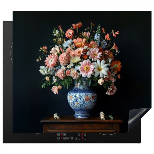 Inductie beschermer - Hout - Vaas - Kleuren - Bloemen