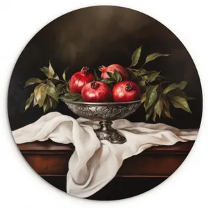 Muurcirkel - Granaatappels - Klassiek - Vintage