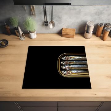 Inductie beschermer - Sardines - Blik - Zwart - Vissen