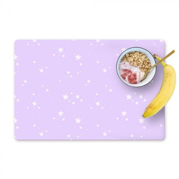 Placemat vinyl - Lila Sterrenhemel