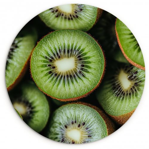 Muurcirkel - Kiwi - Fruit - Groen