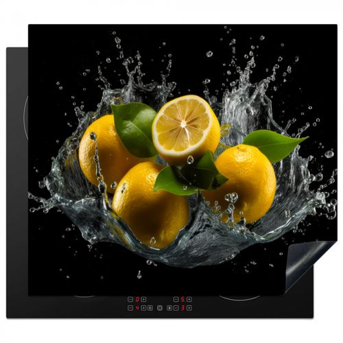 Inductie beschermer - Citroen - Fruit - Geel - Zwart
