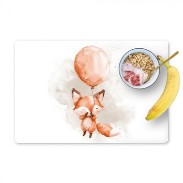 Placemat vinyl - Vos - Pastel kleuren - Dier