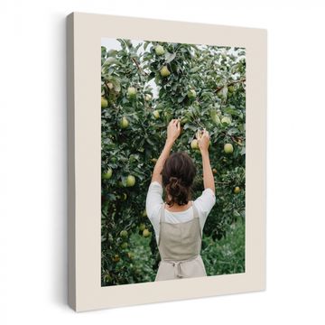 Canvas schilderij - Boom - Appels - Plukken - Natuur