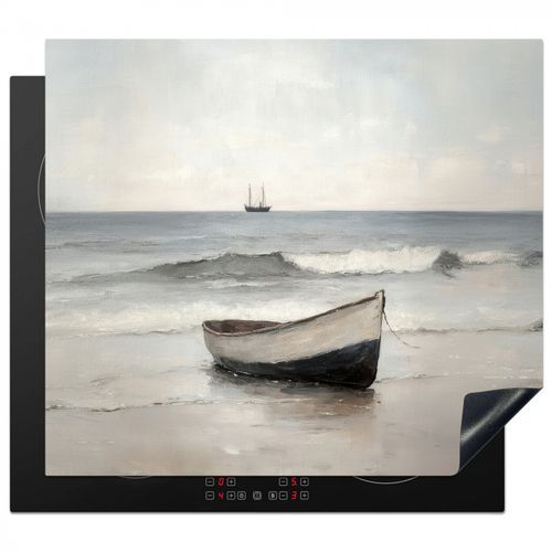 Inductie beschermer - Roeiboot - Zee - Horizon