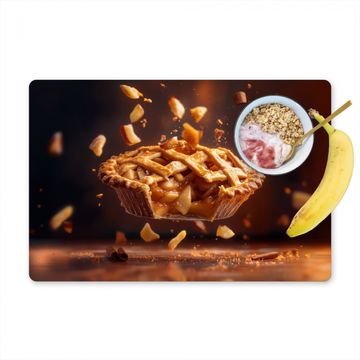 Placemat vinyl - Appel - Taart - Warm - Eten