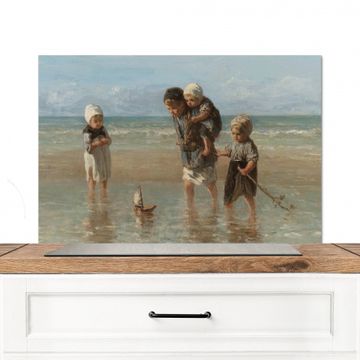 Spatscherm Aluminium - Kinderen der Zee