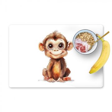 Placemat vinyl - Aap - Baby - Jungle dieren