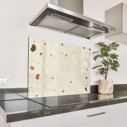 Spatscherm Aluminium - Terrazzo - Decoratie - Tegels - Patronen