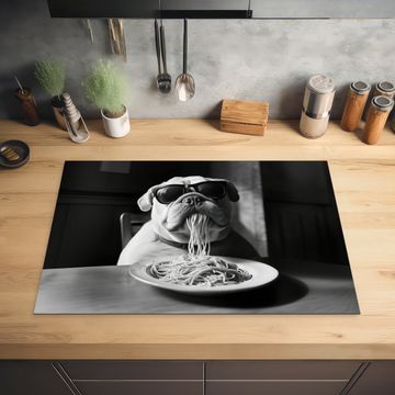 Inductie beschermer - Hond - Bulldog - Pasta - Bril - Stoer - Dieren