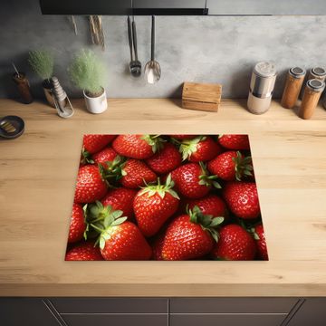 Inductie beschermer - Aardbei - Fruit - Rood
