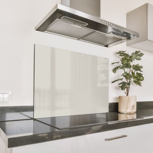 Spatscherm Aluminium - Onbeschreven Blad
