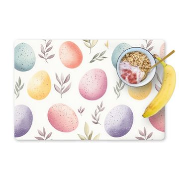 Placemat vinyl - Eieren - Kleurrijk - Patroon