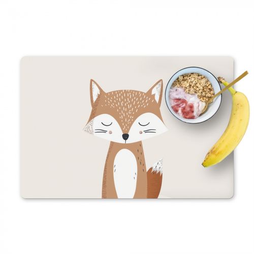 Placemat vinyl - Vos - Dier - Bosdieren