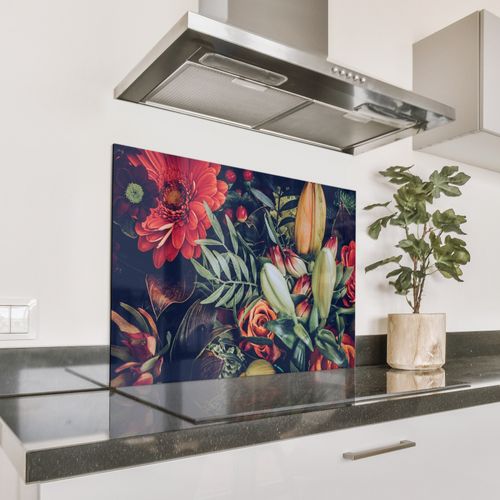 Spatscherm Aluminium - Herfstboeket in Fluweel