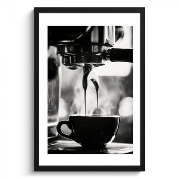 Poster met lijst - Coffee - Espresso - Koffiemachine - Kop