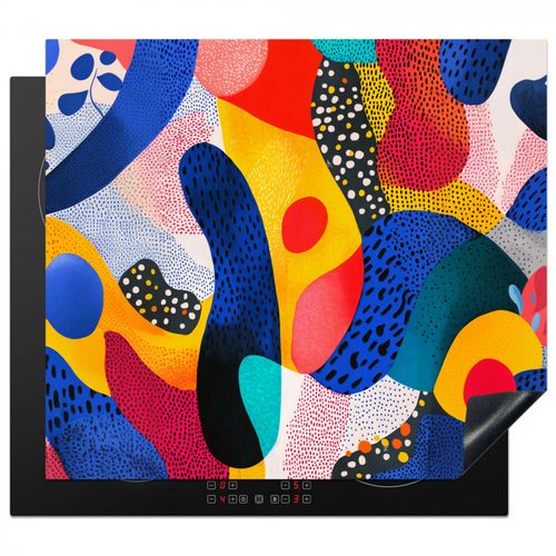 Vormen - Abstract - Stippels - Blauw