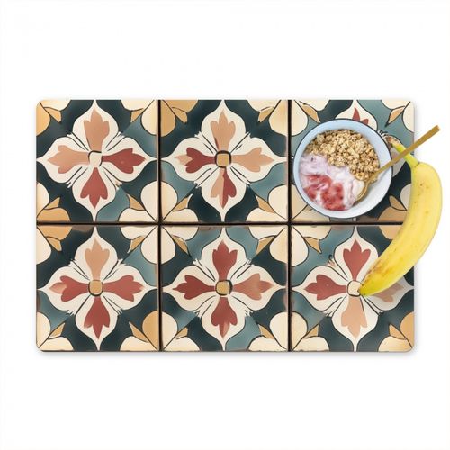 Placemat vinyl - Decoratie - Tegels - Spaans - Vintage