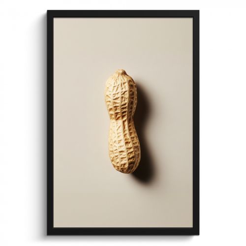 Poster met lijst - Pinda - Ruw - Beige