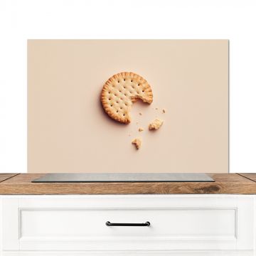 Spatscherm Aluminium - Koekje - Kruimels - beige