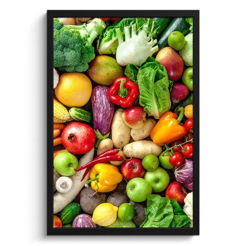 Poster met lijst - Mozaïek van Moeder Natuur
