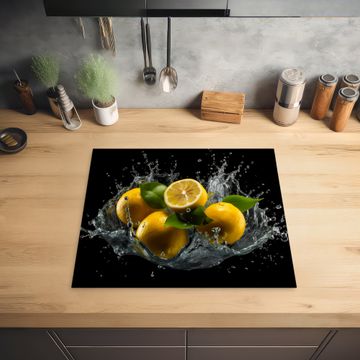 Inductie beschermer - Citroen - Fruit - Geel - Zwart