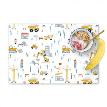 Placemat vinyl - Bouwplaats Avontuur