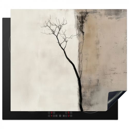 Inductie beschermer - Wabi sabi - Plant - Beige