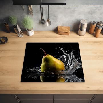 Inductie beschermer - Peer - Fruit - Water - Zwart