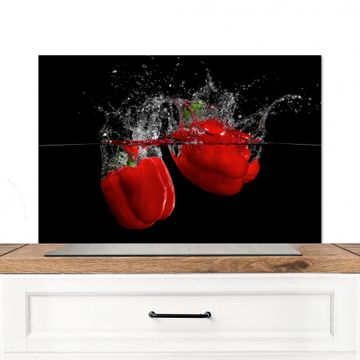 Spatscherm Aluminium - Rode Razernij Onderwater