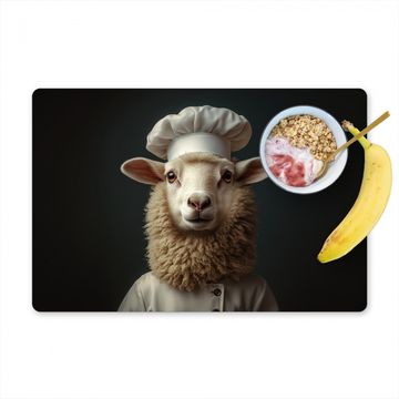 Placemat vinyl - Schaap - Wol - Kok