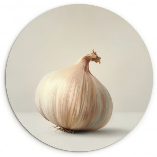 Muurcirkel - Knoflook - Natuurlijk - Beige