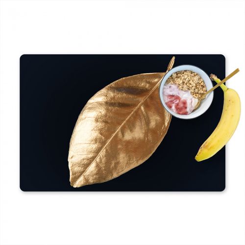 Placemat vinyl - Bladgoudgefluister
