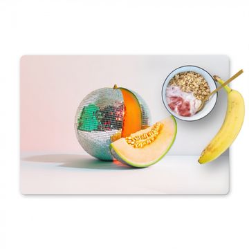 Placemat vinyl - Disco - Discobal - Meloen - Pastel