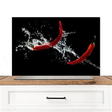 Spatscherm Aluminium - Dans van de Chili's