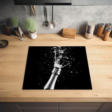 Inductie beschermer - Champagne - Zwart - Spetters - Popping