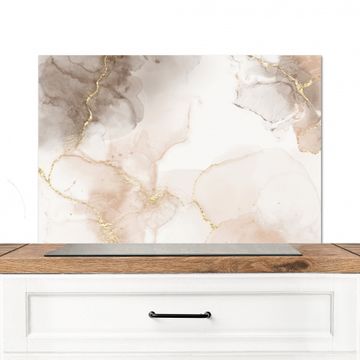 Spatscherm Aluminium - Gouden Rivieren
